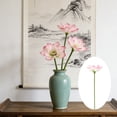thumbnail image 1 of Swiftyle 1 Pcs Artificial Lotuses Flower Spring Summer Decor Realistic One Stems Fake Lotuses For Living Room Pond Decoration Photography Prop Water Feature Table Display, 1 of 8