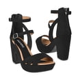 thumbnail image 1 of SANDALIAS STYLO MUJER 7161 SUEDE NEGRO, 1 of 4