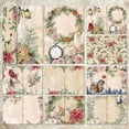 thumbnail image 4 of SunWMart 16 Sheets Vintage Scrapbook Papers, A5 Size Scrapbooking Paper Single Sided Journaling Supplies, Retro Decorative Craft Paper for Writing Diary Embellishment Supplies, 4 of 4