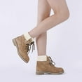 thumbnail image 5 of Dream Pairs Women's Warm Winter Montreal Faux Fur Ankle Boots Fold-Down 2 Style MONTREAL CAMEL Size 6, 5 of 5
