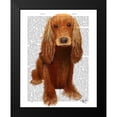 thumbnail image 2 of Fab Funky 12x14 Black Modern Framed Museum Art Print Titled - Cocker Spaniel Plain, 2 of 5