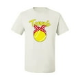 thumbnail image 2 of Wild Bobby, Tennis Mom Cute Bow Ribbon Tennis Ball, Mother's Day, Men Graphic T-Shirt, White, Medium, 2 of 3