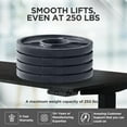thumbnail image 5 of Rise Up Premium Electric Standing Desk 48x30”| Dual Motor Adjustable Height Sit Stand Computer Desk for Home Office | Ergonomic Motorized Desk with Memory Presets, Anti-Collision, and Steel Frame, 5 of 8