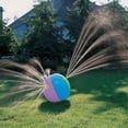 thumbnail image 4 of Water Spray Ball Inflatable Spray Ball Toy Beach Ball Sprinkler Toy for Summer, 4 of 8