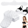 thumbnail image 2 of 5 Pack Underboob Sweat Absorber Pads Reusable, Soft Cotton Bra Liners for Women, Breast Towel Sling for Daily Comfort, 2 of 7