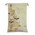 thumbnail image 1 of Decoración navideña Papá Noel Bolsa con cordón de Papá Noel de gran capacidad 50x70 cm para regalo infantil, 1 of 4
