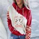 thumbnail image 2 of Suéter de manga larga con estampado de vaca y cuello redondo informal a la moda para mujer Pompotops gfhjh23947, 2 of 4