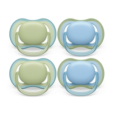 Philips Avent Ultra Air Pacifier - 4 X Light, Breathable Baby Pacifiers For Babies Aged 0-6 Months, Bpa Free with Sterilizer Carry Case (Model SCF085/48)