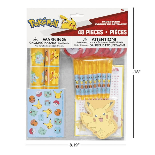 Pokémon Assorted Favor Pack 48pc