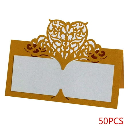 

50pcs Cut Out Heart Seat Card Vintage Table Number Name Card Place Cards Wedding Birthday Party Decoration