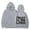 Grey, variant on Girls Alphabet Print Hooded Sweatshirt, Long Sleeve Casual Pullover for Kids, Soft Warm Loose Fit Top, Cute City Design for Boys and Girls