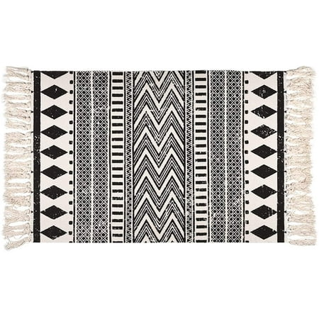 Cotton Braided Rug With Tassels, Are Braided Rugs Washable