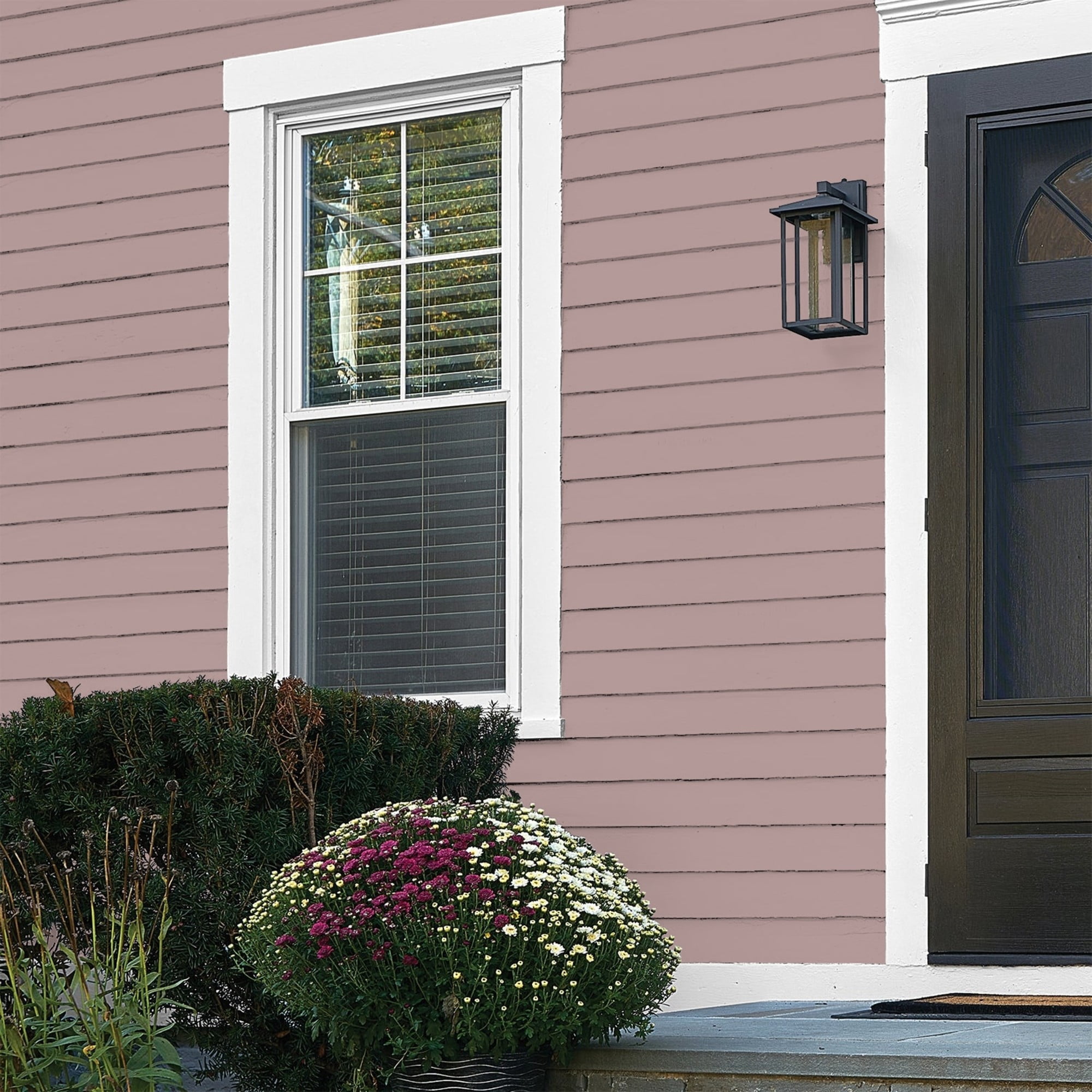 Glidden Fundamentals Tawny Mushroom / Pink, Flat Exterior Paint, 5 Gallon