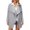 Gray, variant on Vedolay Jackets for Women Plus Size Elegant Split Long Sleeve Open Front Office Casual Jacket,Beige XL
