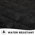 thumbnail image 4 of Housse de Sofa Inclinable Matelassée Réversible, Protège-Meubles Résistant à l'Eau, Housse de Canapé Lavable avec Sangles Élastiques pour Enfants, Chiens, Animaux (Fauteuil Inclinable, Noir/beige), 4 of 7