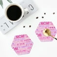thumbnail image 5 of Disketp Best Mom Ever Funny Coasters,6 Pcs Leather Coasters With Holder, Perfect Housewarming Hostess Gifts,Protect Furniture From Water Marks Scratch And Damage, 5 of 9