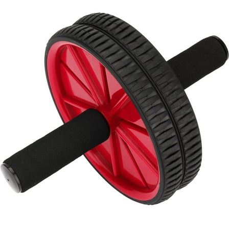 Reehut Ab Roller Wheels With Knee Pad - The Exercise Wheels with Dual wheels and Reinforced Steel Handles - Easy Assembly, Great for Abdominal Workout -