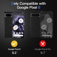 thumbnail image 2 of JETech Case for Google Pixel 8 6.2-Inch 2023, Heavy Duty Dual-Layer Protection, Rugged Tough Shockproof Phone Cover with Matte Design (Obsidian), 2 of 6