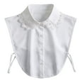 thumbnail image 1 of OHOIOLLA 1Ud Media Blusa Falsa Para Mujer Collar Detachable De Chifón Ideal Para Suéteres Y, 1 of 7