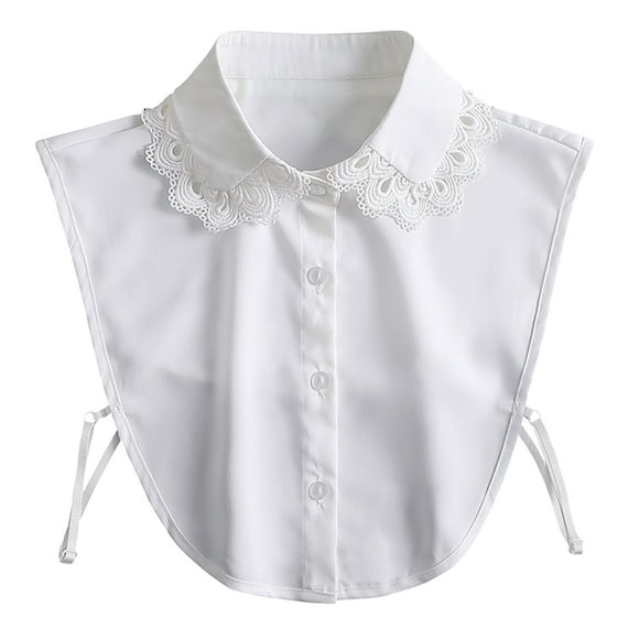 OHOIOLLA 1Ud Media Blusa Falsa Para Mujer Collar Detachable De Chifón Ideal Para Suéteres Y
