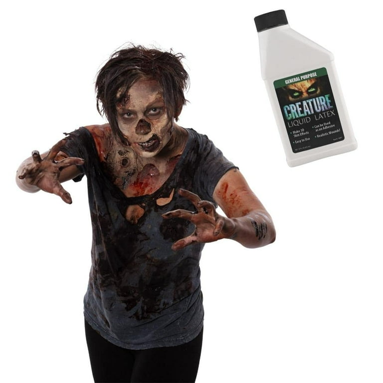 Moon Terror Pro FX Liquid Latex Clamshell White Costume Make Up Moon Terror Pro FX Liquid Latex Clamshell White Costume Make Up