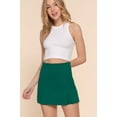 thumbnail image 2 of Side Zipper Slit Ponte Mini Skort, 2 of 5