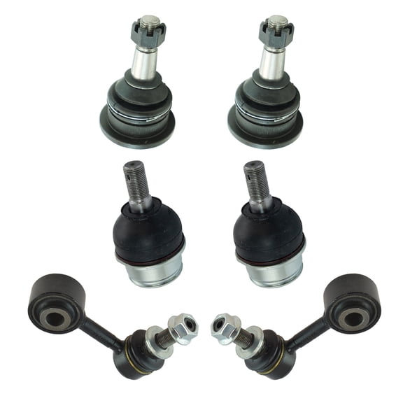 TRQ Front Ball Joint Stabilizer Sway Bar End Link Suspension Kit 6pc for Tundra PSA65022 Fits select: 2007-2021 TOYOTA TUNDRA, 2008-2021 TOYOTA SEQUOIA
