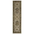 thumbnail image 3 of Oriental Weavers Andorra Area Rug - 2442D - 2'3" x 8' - in Gray/ Green - Vintage Bohemian Style, Stain Resistant, Family and Pet Friendly , Entryway, Hallway Runner Rug, 3 of 4