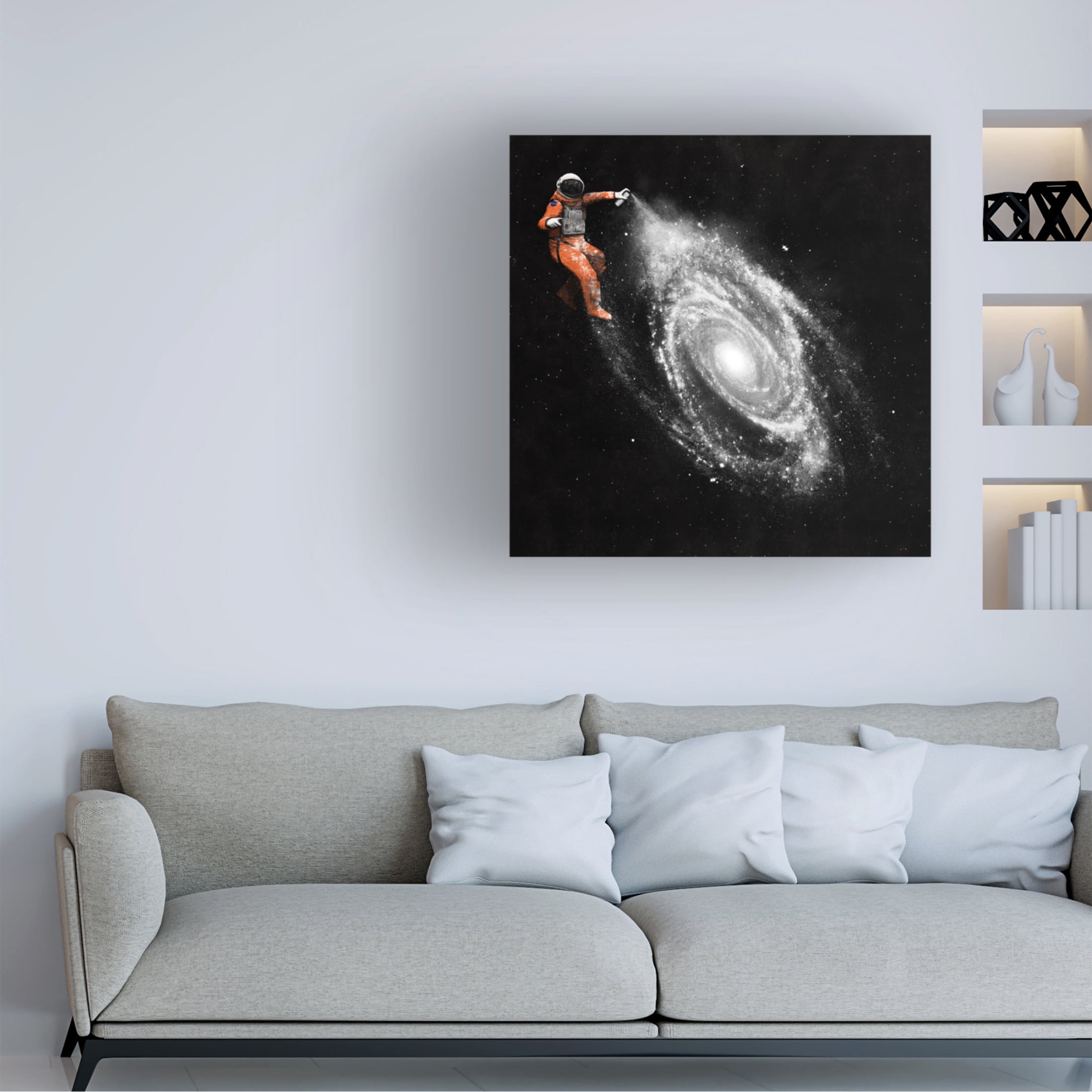 Trademark Fine Art Florent Bodart  Space Art aaa Canvas Wall Art