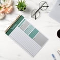 thumbnail image 6 of Clearance Sale! 1PC Daily Planner Notepad, Undated 52-Sheet To-Do List Organizer with Hourly Schedule, Paper, for Office & Home, (16x11.4cm, Green), 6 of 6