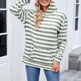 thumbnail image 2 of ManxiVoo Women's Long Sleeve Hooded Sweatshirt Sporty Pullover with Pockets Loose Fit Casual Streetwear XL Size Green, 2 of 9