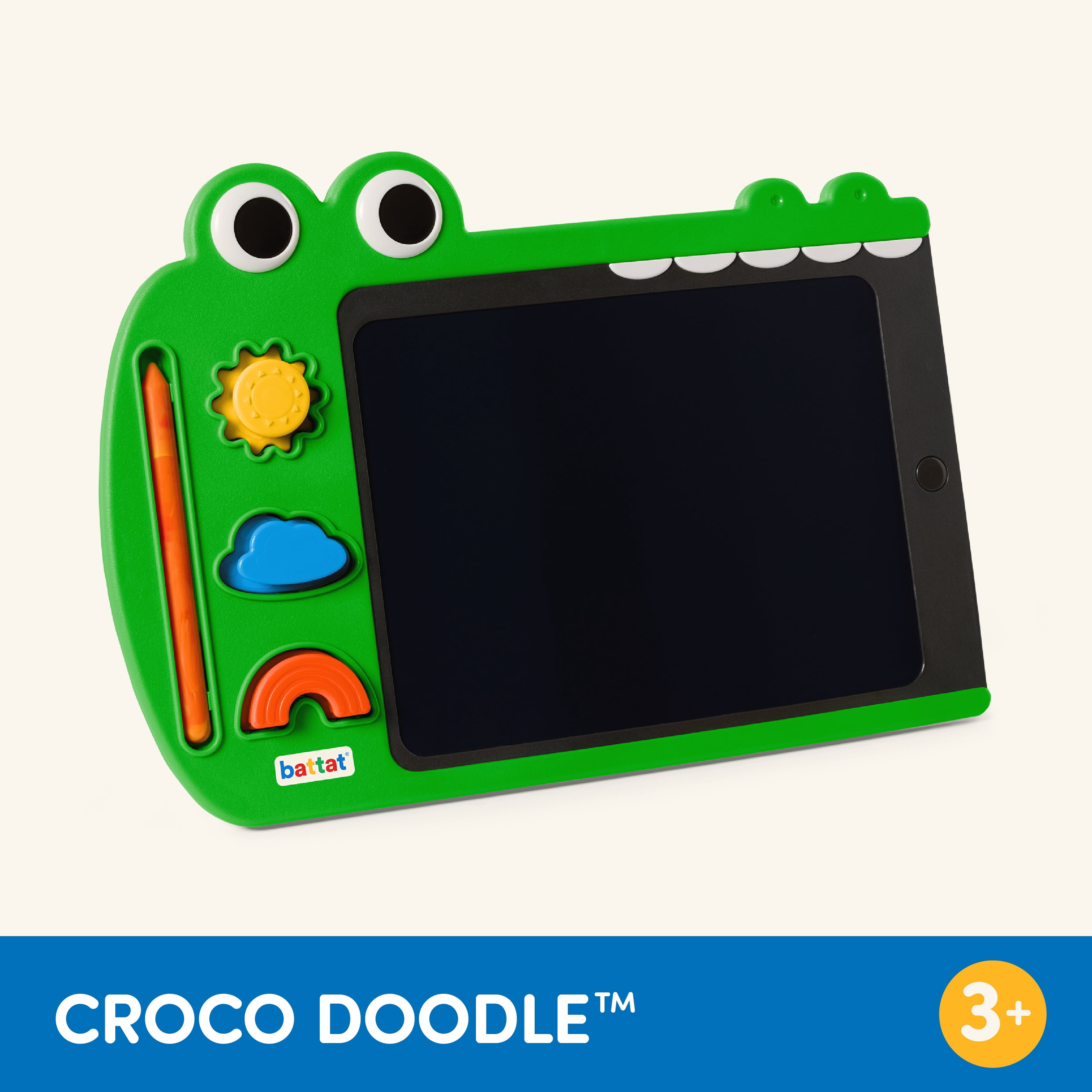 Battat Croco Doodle LCD Writing Tablet Drawing Board for 3 Years +