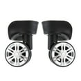 thumbnail image 2 of 2 Pieces Swivel Suitcase Baggage Mute Wheels Replacement Casters for Trolley Black - Easy Installation, 2 of 8