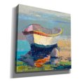thumbnail image 2 of Epic Graffiti 'Bottle Green Boat' by Beth Forst, Giclee Canvas Wall Art, 37"x37", 2 of 8