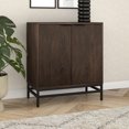 thumbnail image 2 of Evelyn&Zoe Modern/Contemporary 28" Wide Alder Brown Accent Cabinet, 2 of 7