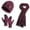 A-Hot Pink124, variant on Womens Hat Scarf Sets Comfy 2 Pc Trendy Knit Beanies Hat And Fringe Scarf Soft Comfy Winter Windproof Hat Scarf Sets For Ladies