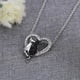 thumbnail image 3 of Collar para mujer, joyería para mujer, regalo de San Valentín de dos collares que expresa una moda pura y eterna., 3 of 5