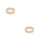 thumbnail image 1 of Qarigey Banda de silicona para el cabello, tocado elástico, banda para el cabello, cuerda de lazo, estacionaria, coleta elástica para mujer, Beige 2piezas, 1 of 6
