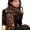 brown, variant on Women Scarf Shawl Wrap Poncho Warm Blanket for Outdoor Wedding Leopards Print Shawl Wrap Poncho Warm Scarf