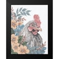 thumbnail image 2 of Norman, Michele 12x14 Black Modern Framed Museum Art Print Titled - Hen in the Garden, 2 of 5