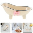 thumbnail image 2 of Yage Bathtub Shaped Soap Dish Bath Soap Box Soap Holder Decorative Soap Dish Soap Storage Dish for Bath, 2 of 6