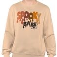 thumbnail image 2 of Drippy Spooky Babe Sweatshirt Unisex 2X-Large Sand, 2 of 5