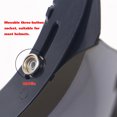 thumbnail image 4 of Universal Windproof 3-Snap Motorcycle Visor Front Flip Up Visor Wind Lens For Motorcycle Sunglasses, 4 of 7