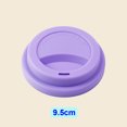 thumbnail image 1 of 2 Sizes Universal Reusable Silicone Cup Cover Fresh Lids Insulation Anti-Dust Cup Cover Coffee Mug Lid Suitable For 8.5-9cm, 1 of 6