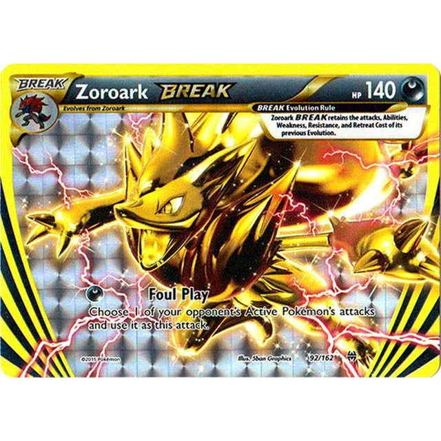 Juego de cartas coleccionables Pokémon Pokemon Zoroark-Break 92/162