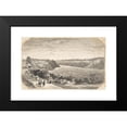 thumbnail image 2 of David Octavius Hill 14x11 Black Modern Framed Museum Art Print Titled - View of a River with a Promenade (1820-70), 2 of 5