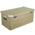 thumbnail image 2 of Crossover Aluminum Overland Storage, Trunk, Metal Cargo Case, Storage Box (4PC Combo, Tan) 30L, 50L, 95, 147L, 2 of 7