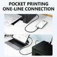 thumbnail image 2 of Type C to USB2.0 Square Port Printing Cord 0.5mm Wire Diameter Quick File Printing Line Easy Connection for Fax Machine, 2 of 9