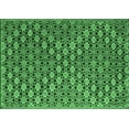 thumbnail image 1 of Ahgly Company Indoor Rectangle Abstract Emerald Green Contemporary Area Rugs, 3' x 5', 1 of 4