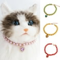 thumbnail image 2 of Adorable Pearl Necklace - Decorative Resin Pearlescent Pearl Pet Collar for Outdoor Fashion, 2 of 8